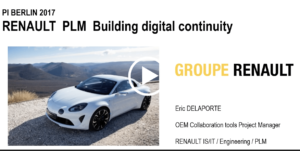 Presentation by Eric DELAPORTE, Groupe Renault at PI Congress Berlin 2017