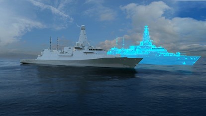 The Real and Digital Twin of a Surface Ship