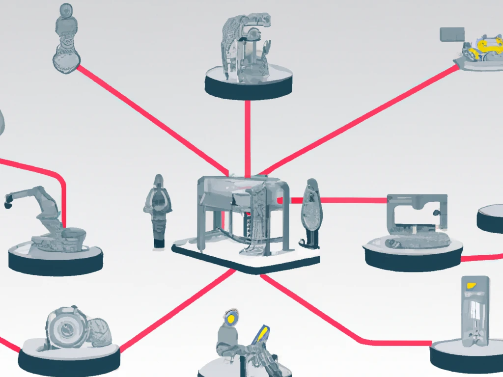 a network of people and machines involved in Additive Manufacturing (AM), connected by a digital platform