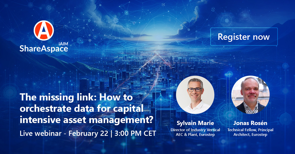 The missing link: How to orchestrate data for capital intensive asset management?