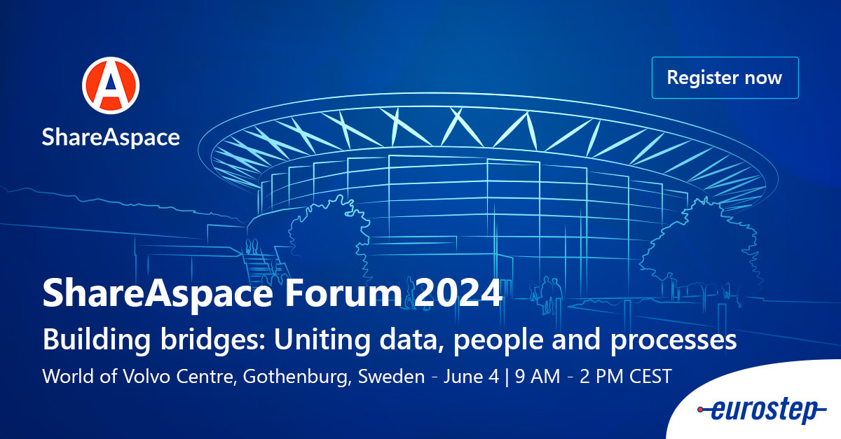 Building bridges: uniting data, people and processes. World of Volvo centre, Gothenburg, Sweden, June 4 from 9 AM to 2 PM CEST.